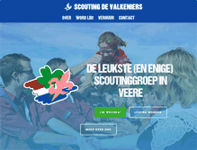 Tablet Screenshot of devalkeniers.nl